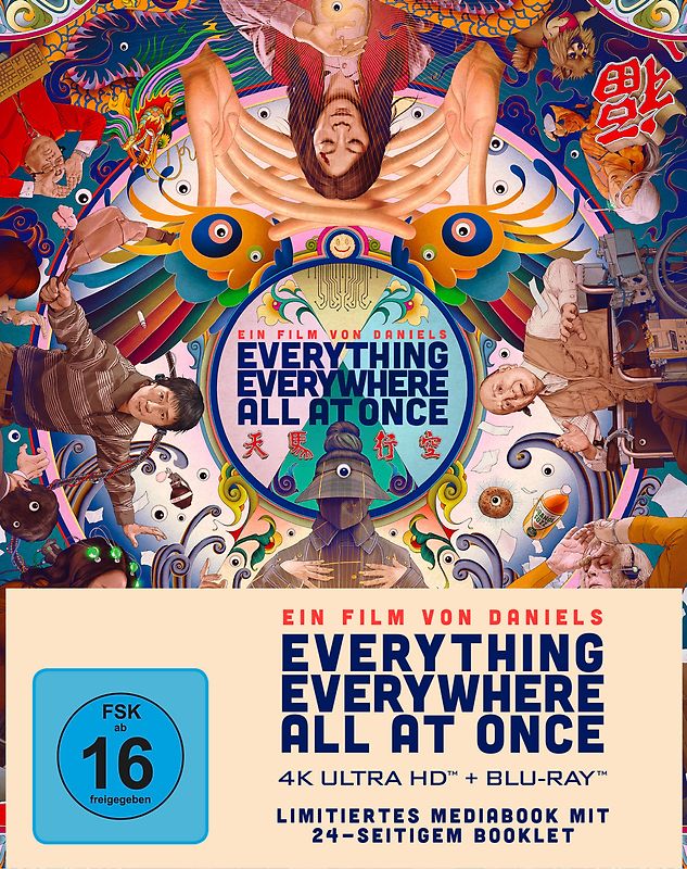 Everything Everywhere All At Once UHD Mediabook Blu-ray Disc