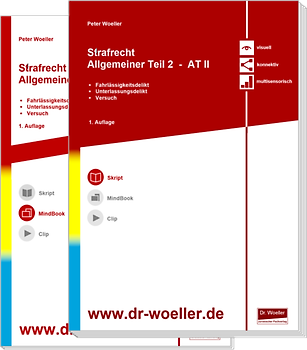 Paket Skript & MindBook - Strafrecht Allgemeiner Teil 2 – AT II