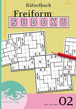 Freiform-Sudoku Rätselbuch 02