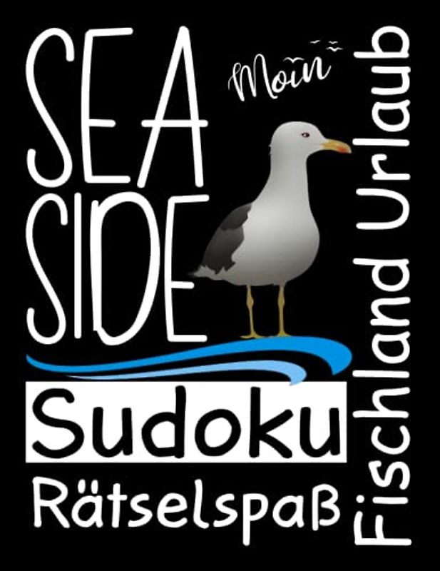 Fischland Urlaub Sea Side Sudoku Rätselspaß: Fischland 200 Sudoku Rätsel Sudoku Buch Erwachsene