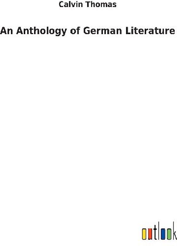 An Anthology of German Literature