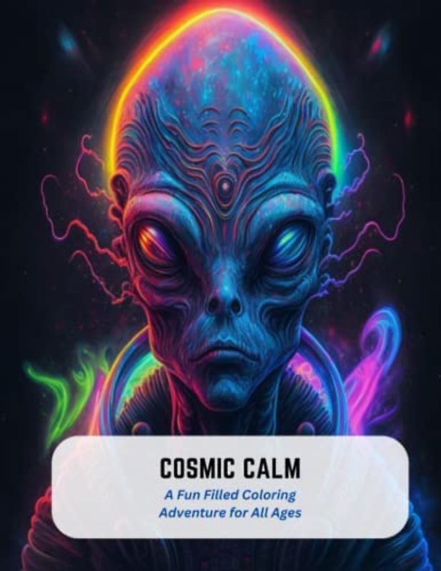 Cosmic Calm: A Fun Filled Coloring Adventure for All Ages