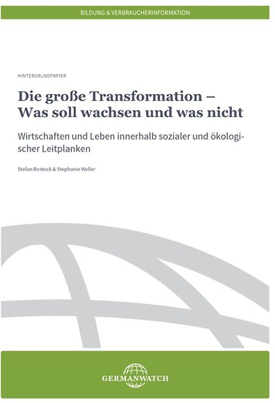 Die große Transformation-Was soll wachsen und was nicht