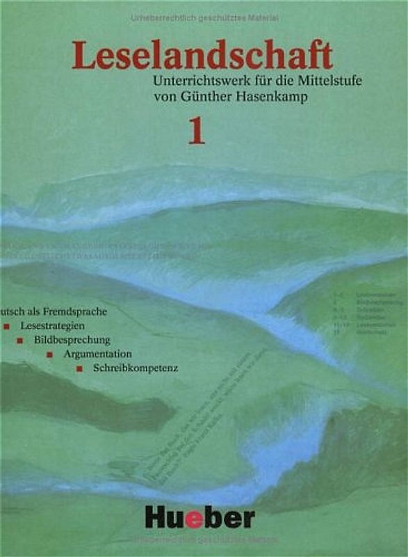 Leselandschaft. Unterrichtswerk für Mittelstufe. Band 1. Lehrbuch