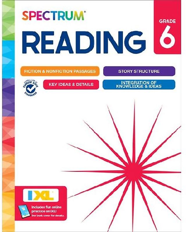 Spectrum Reading Workbook, Grade 6