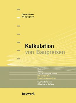 Kalkulation von Baupreisen