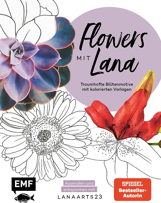 Flowers mit Lana: Ausmalen und entspannen mit Lanaarts23
