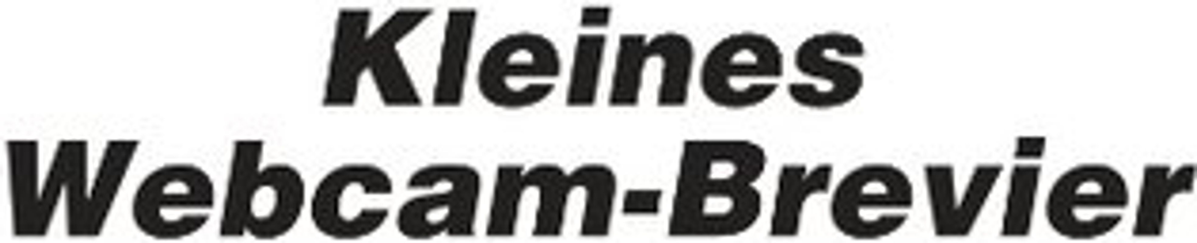Kleines Webcam-Brevier