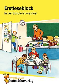 Lesen lernen 1. Klasse für Jungen und Mädchen - In der Schule ist was los!
