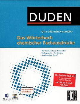 DUDEN: Das Wörterbuch chemischer Fachausdrücke - Version 3.0 MacOS