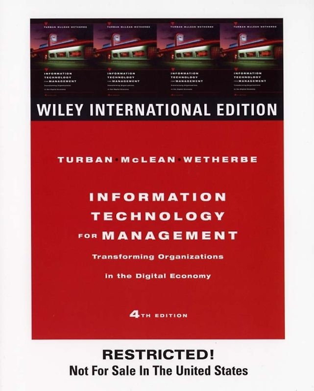 Information Technology for Management