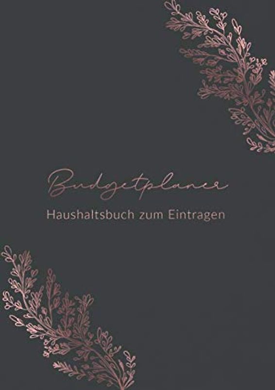 Budgetplaner • Haushaltsbuch zum Eintragen: Persönlicher Finanzplaner und Budget-Planer zum Ausfüllen • Din A4 Format • Einfach und leicht zur Handhabung