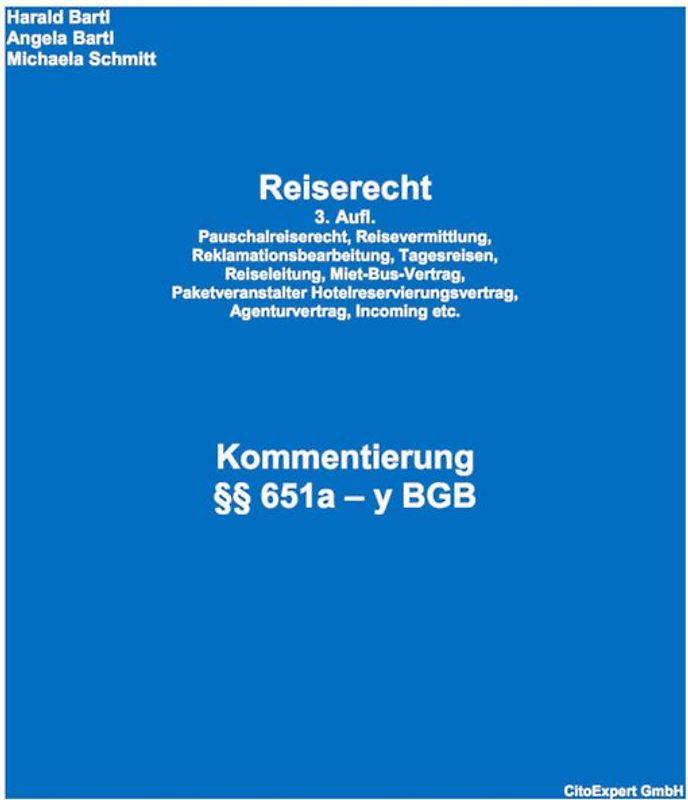 Reiserecht 2019 Kommentierung