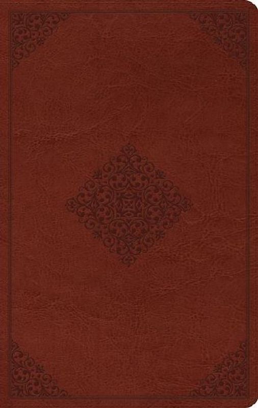 ESV Large Print Value Thinline Bible (Trutone, Tan, Ornament Design)