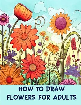 How to draw flowers for Adults: A Step-by-Step Guide to Drawing Flowers for Adults