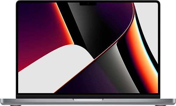 Apple MacBook Pro CTO mit Touch ID 14.2" (Liquid Retina XDR Display) M1 Max (10-Core CPU, 32-Core GPU) 64 GB RAM 4 TB SSD [Late 2021, englisches Tastaturlayout, QWERTY] space grau