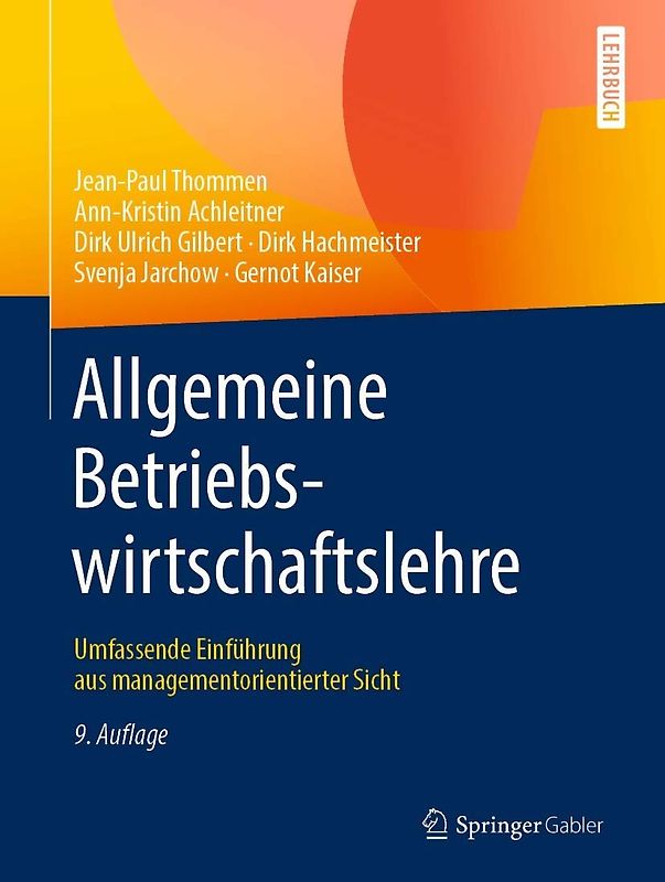 Allgemeine Betriebswirtschaftslehre