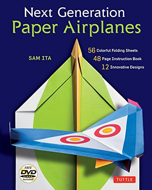 Next Generation Paper Airplanes Kit: Engineered for Extreme Performance, These Paper Airplanes Are Guaranteed to Impress: Kit with Book, 32 Origami ... Kit with Book, 32 origami papers & DVD