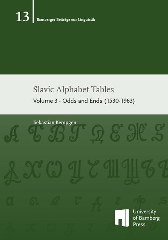 Slavic Alphabet Tables