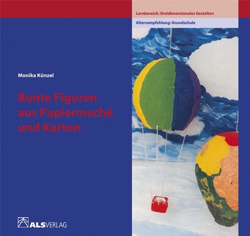 Bunte Figuren aus Papiermaché und Karton