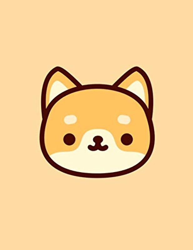 Kawaii Shiba Inu Sketchbook: Cute Dog Journal - Large Blank Sketchbook for Drawing, Writing & Painting - 8.5 x 11 Inches - 110 Pages