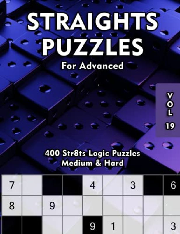Straights Sudoku Variation Puzzle Book: Medium & Hard Puzzles for Adults & Clever Kids