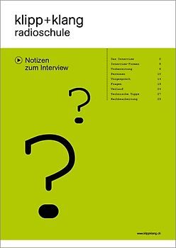 Notizen zum Interview