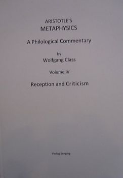 Aristotle's Metaphysics A Philological Commentary