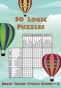 50 Logic Puzzles: Full of Fun Logic Grid Puzzles!: Volume 2 (Brain Teaser Puzzle Books)