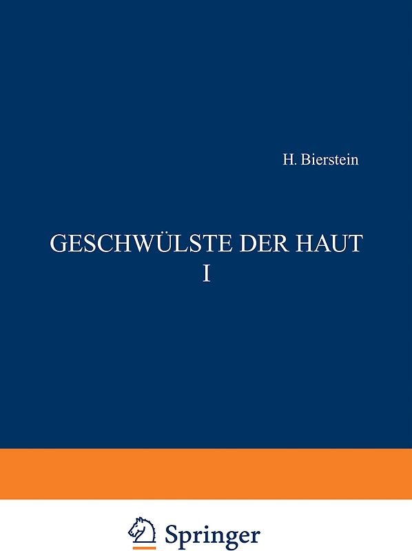 Geschwülste der Haut I