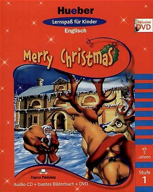 Hueber Lernspass für Kinder Englisch - Stufe 1 / Merry Christmas. Paket