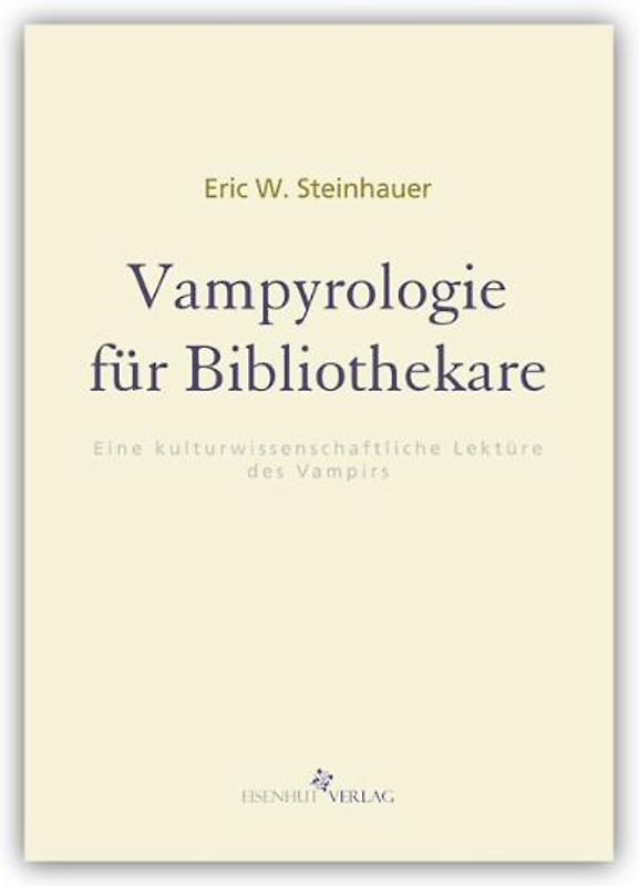 Vampyrologie für Bibliothekare