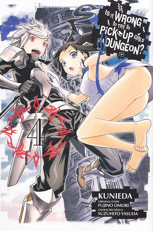Is It Wrong to Try to Pick Up Girls in a Dungeon?: Vol. 4 - Fujino Omori [Paperback]