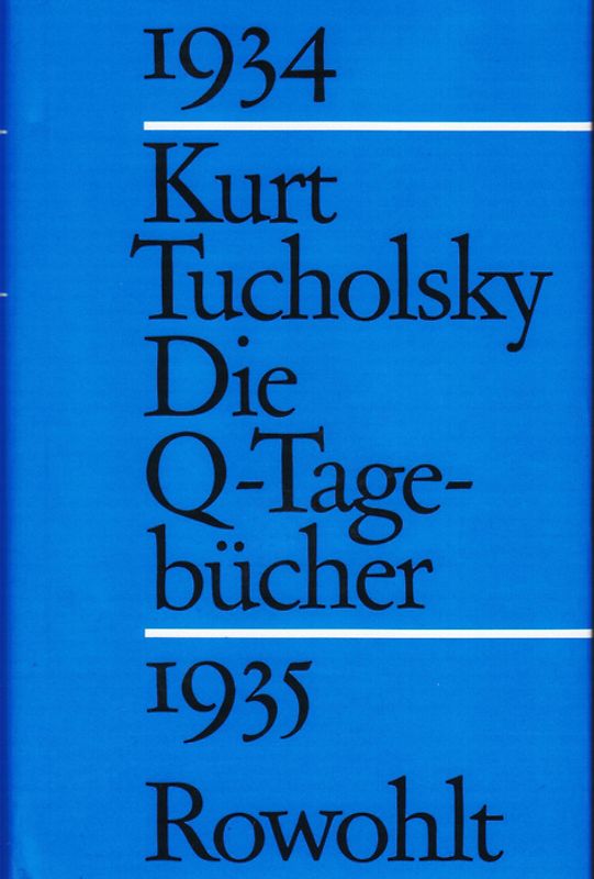 Die Q-Tagebücher 1934 - 1935