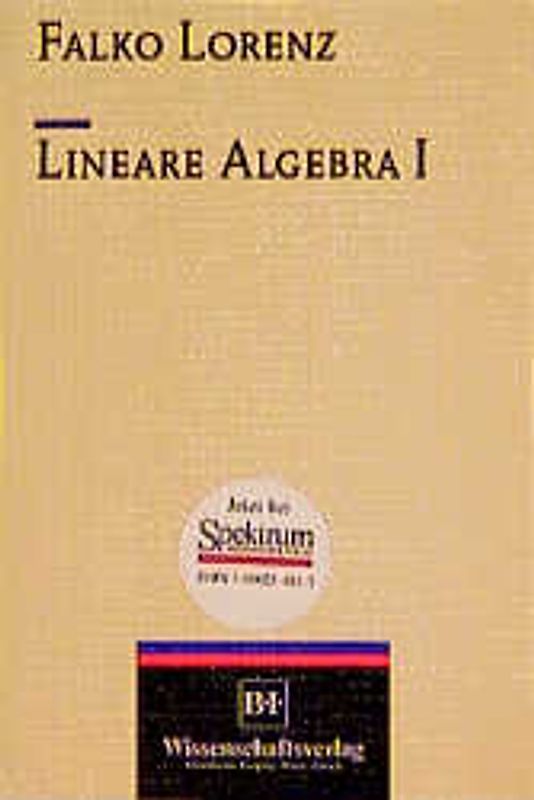 Lineare Algebra I