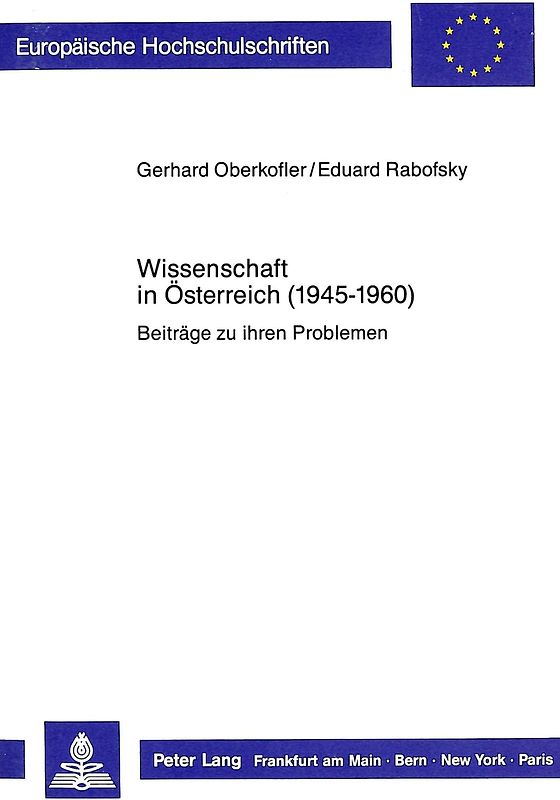 Wissenschaft in Österreich (1945-1960)