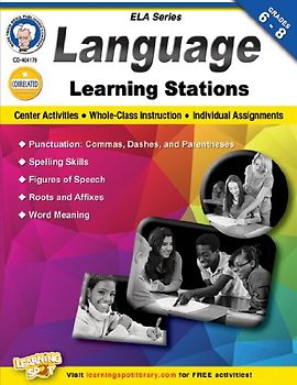 Language Learning Stations, Grades 6-8 (Ela)
