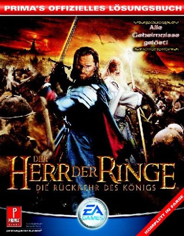Der Herr der Ringe - Rückkehr des Königs Lösungsbuch