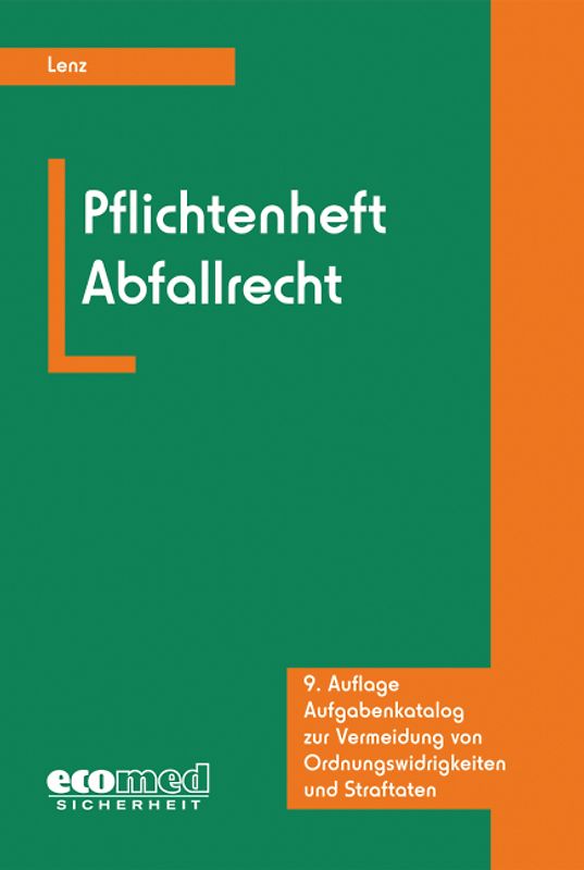Pflichtenheft Abfallrecht