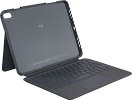 Logitech Folio Touch Keyboard Dock für iPad Air 11" M2, M3, 4. und 5. Generation) [deutsches Tastaturlayout, QWERTZ] oxford grey
