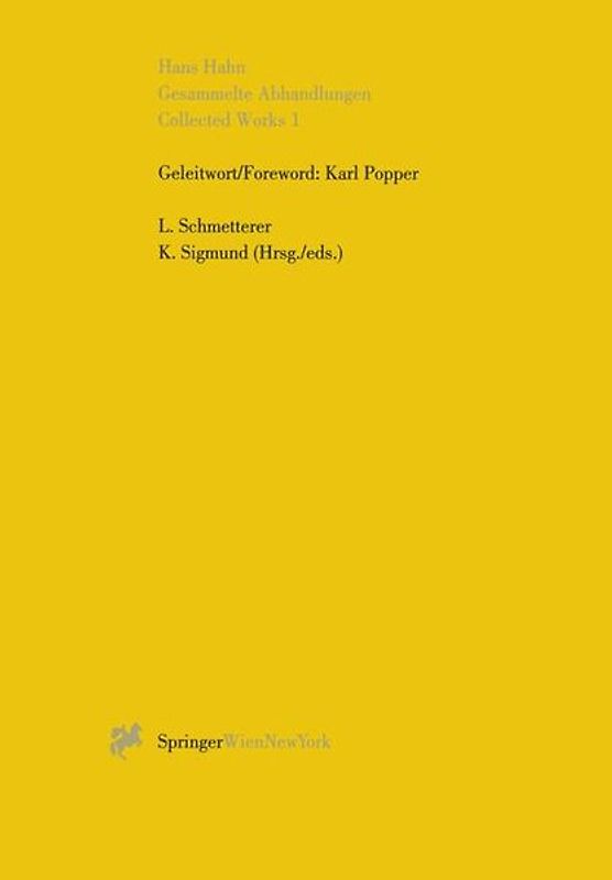 Gesammelte Abhandlungen /Collected Works / Gesammelte Abhandlungen/Collected Works