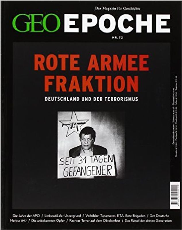 GEO Epoche / GEO Epoche 72/2015 - Rote Armee Fraktion
