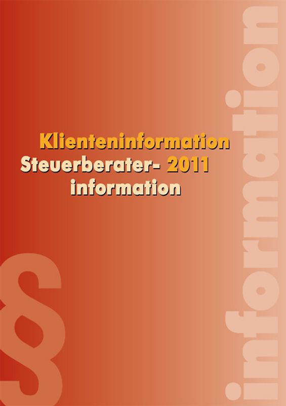 Klienteninformation 2011