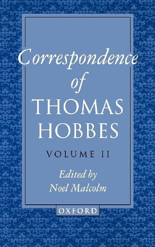 The Correspondence of Thomas Hobbes