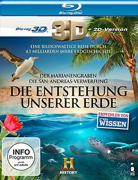 Die Entstehung unserer Erde: Die San Andreas Verwerfung & Der Marianengraben 3D [inkl. 2D Version] 3D Blu-ray Disc