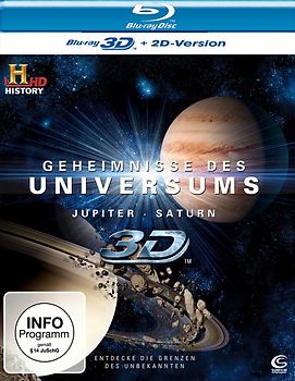 Geheimnisse des Universums 3D - Jupiter/Saturn [3D Blu-ray + 2D Version] 3D Blu-ray Disc
