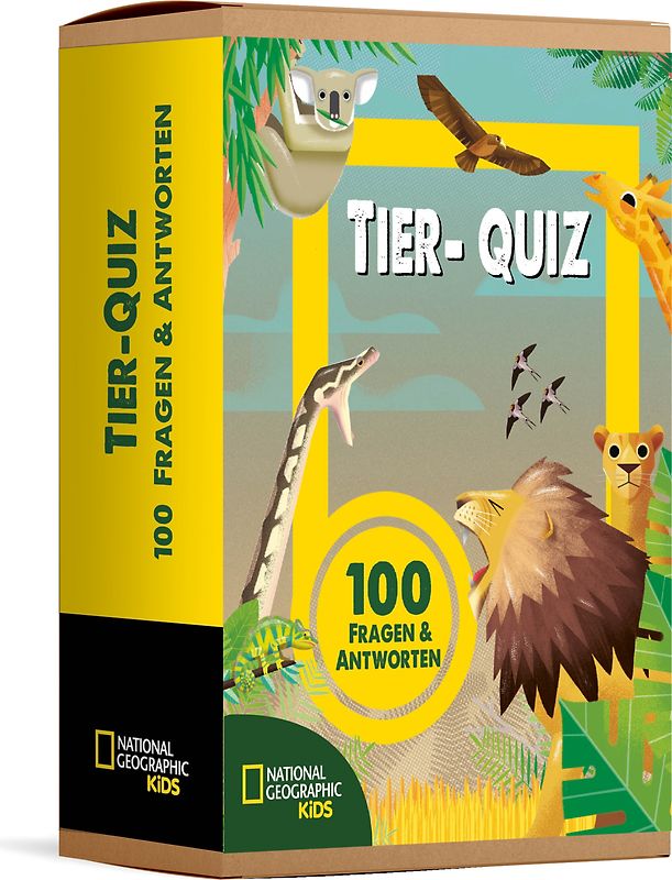 Tier-Quiz. 100 Fragen über Tiere für Quizfans und Tierfans (100 Fragen & Antworten)