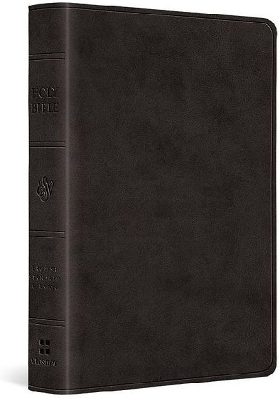 ESV Value Large Print Compact Bible, Red Letter (Trutone, Black)