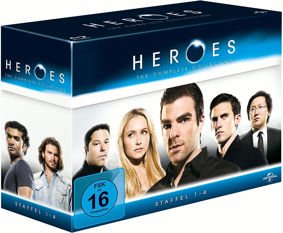 Heroes: The Complete Collection - Staffel 1-4 [17 Discs, Limited Edition] Blu-ray Disc