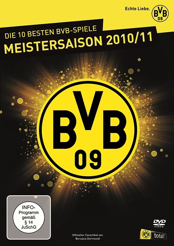 Die 10 besten BVB-Spiele - Meistersaison 2010/2011 [5 DVDs] BVB Borussia Dortmund DVD